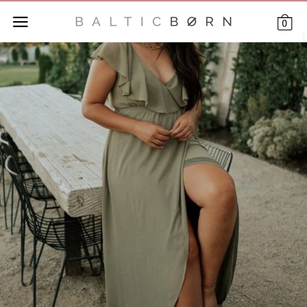 Baltic Born Katya Dress Dusty Olive